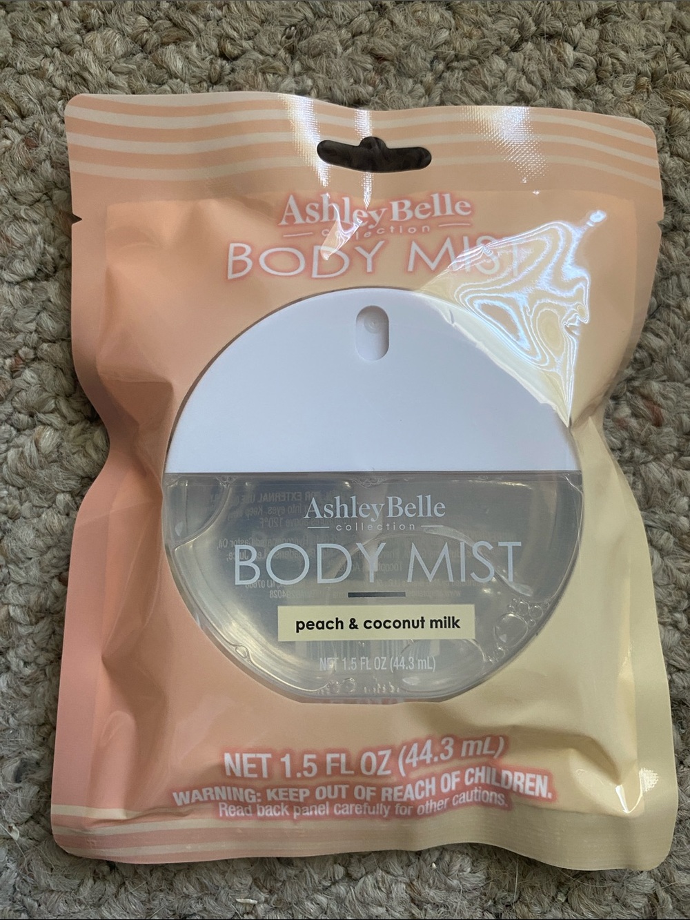 *CLOSET CLOSING* 10/$10 Ashley Belle PEACH & COCONUT MILK Body Mist